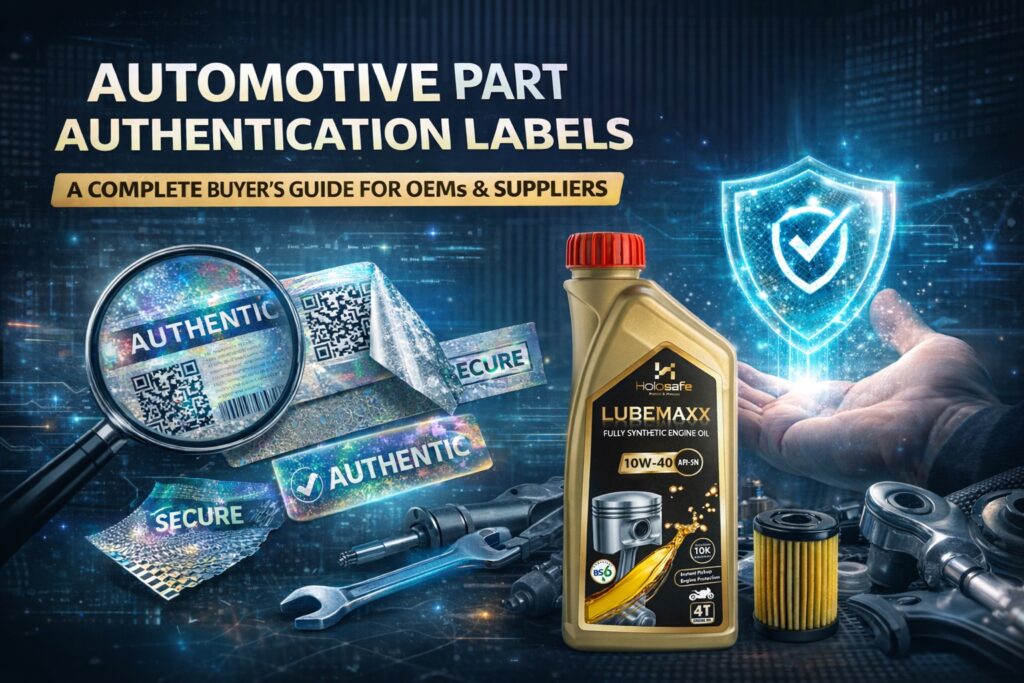 Automotive Part Authentication Labels: A Complete Buyer’s Guide for OEMs & Suppliers
